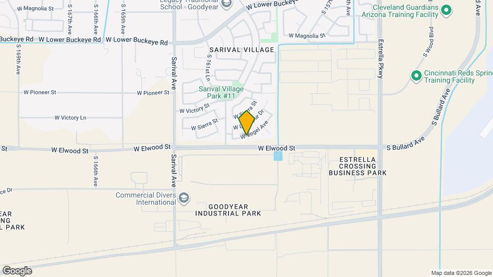 16043 W Vogel Ave Map and Location Details