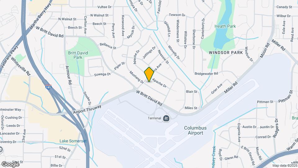 3205 Mustang Dr Map and Location Details