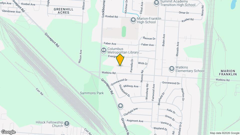 1197 Silverbrook Dr Map and Location Details