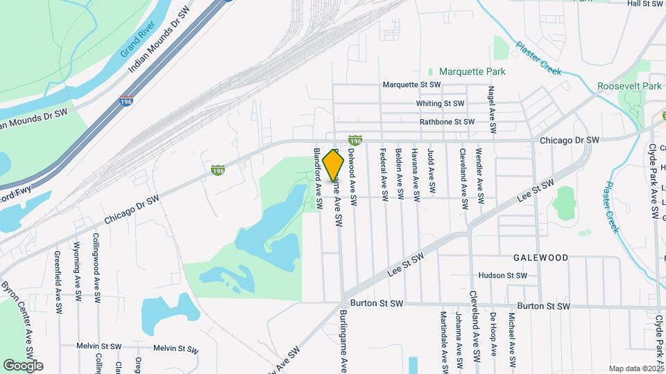 1705 Burlingame Ave SW Map and Location Details