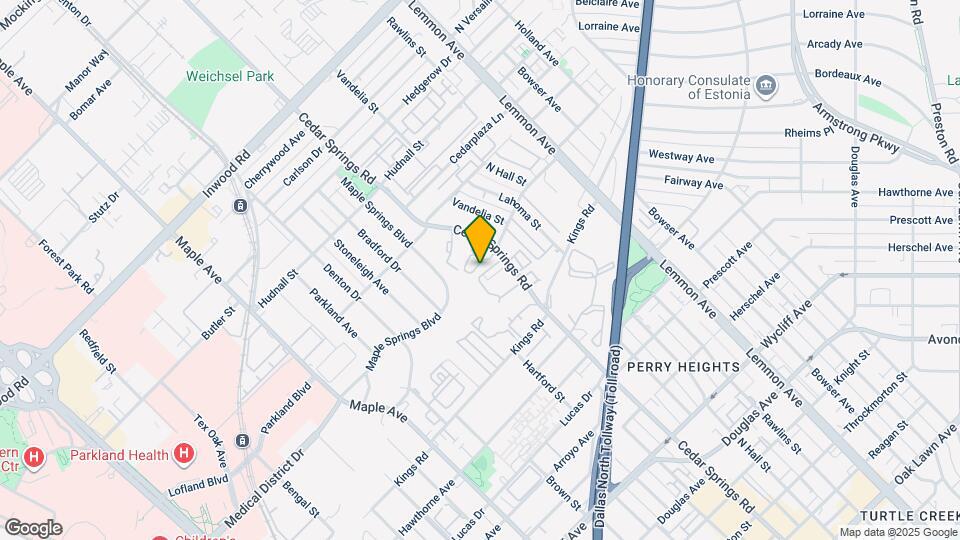 3012 Mahanna Springs Dr, Unit A Mapa y Detalles de la Ubicación