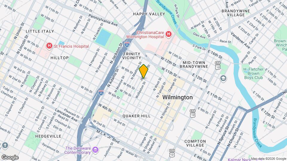 506 W 9th St Map and Location Details