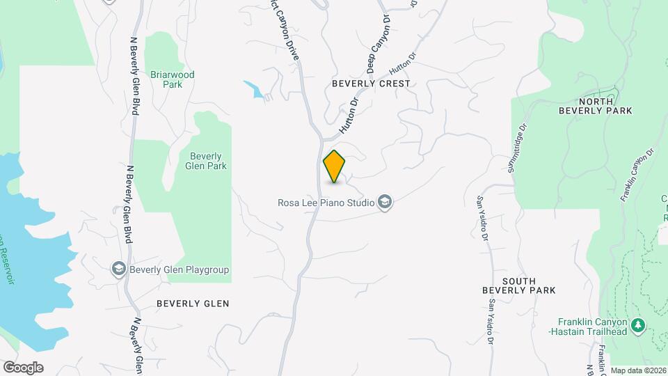 2400 Benedict Canyon Drive Map and Location Details