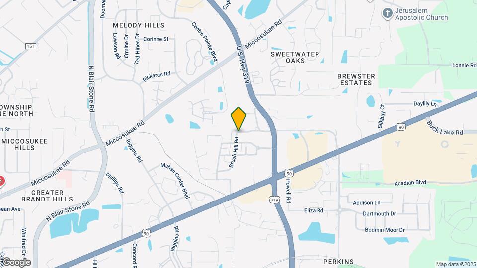 1743 Brush Hill Rd Map and Location Details