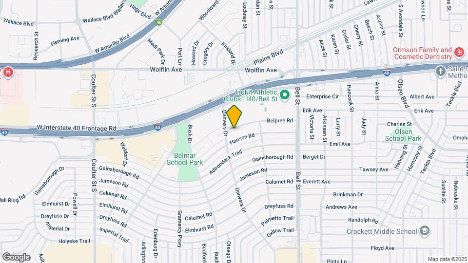 6127 Belpree Rd Map and Location Details