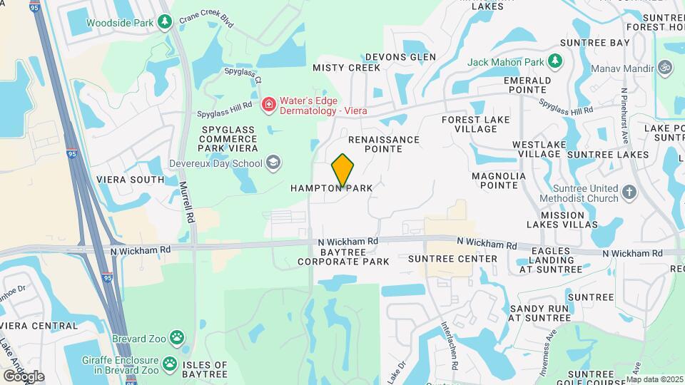 1352 Hampton Park Ln Map and Location Details