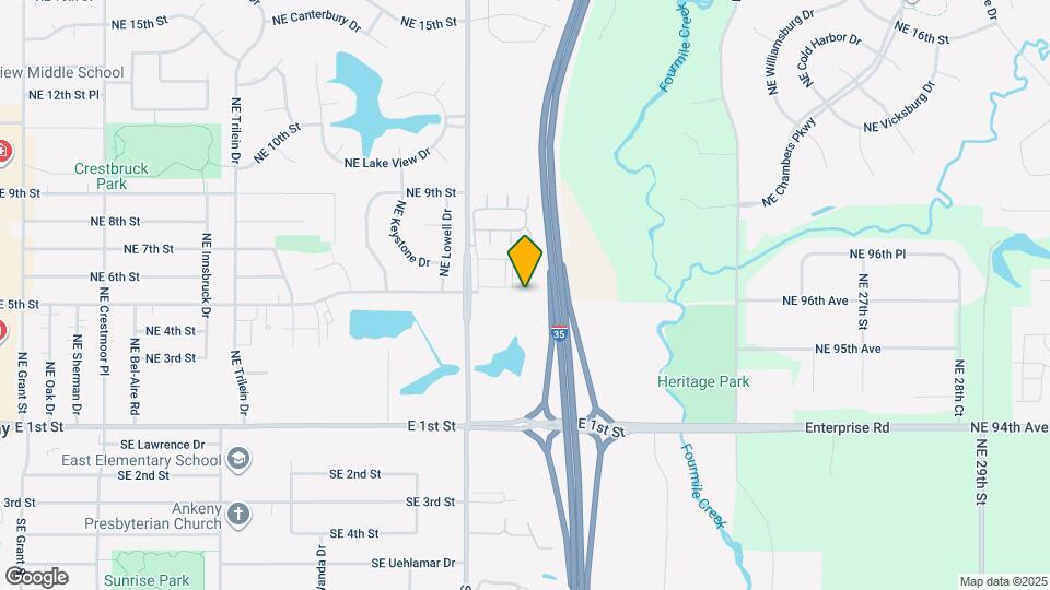 1207 NE 5th Ln Map and Location Details