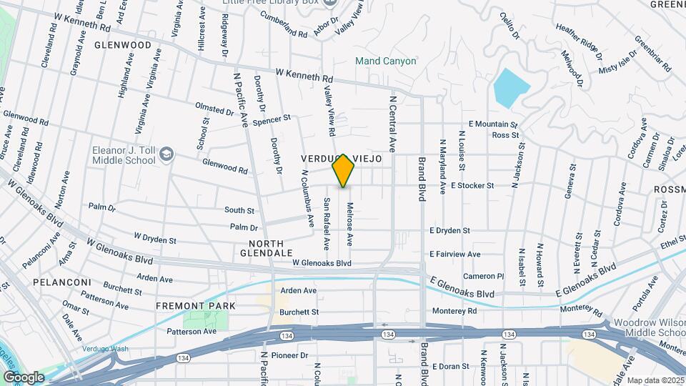 1149 Melrose Ave Mapa y Detalles de la Ubicación