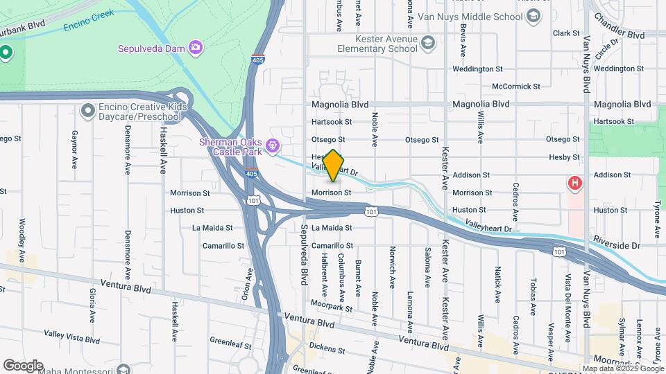 15211 1/2 Morrison St Map and Location Details