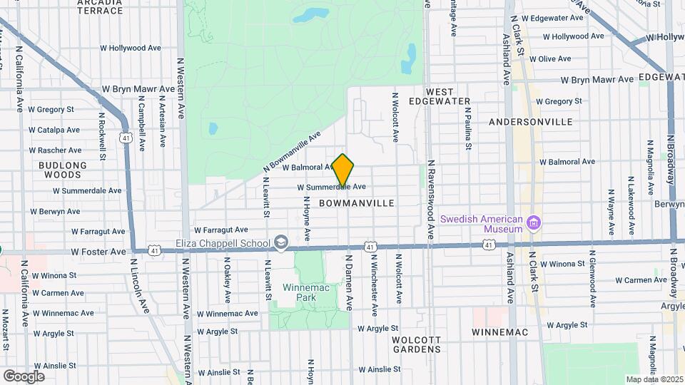 5314 N Damen Ave Mapa y Detalles de la Ubicación
