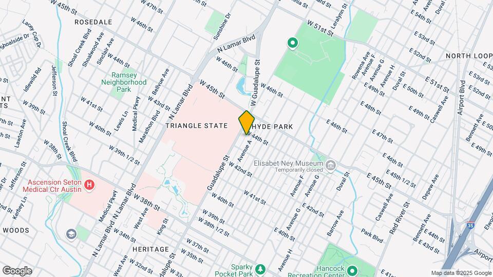 4306 Avenue A Mapa y Detalles de la Ubicación