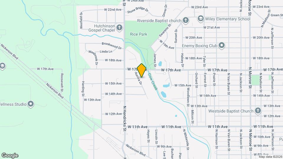 1504 Aurora Dr Map and Location Details