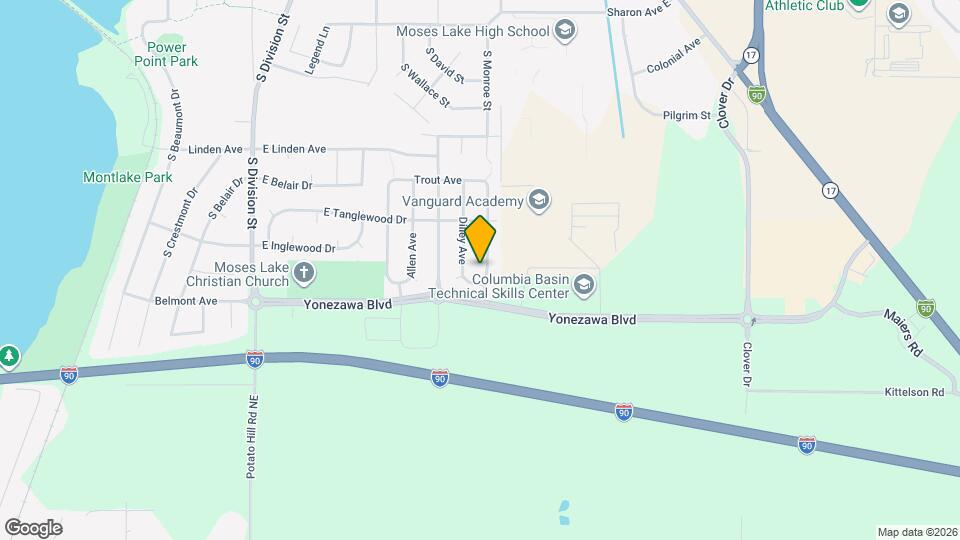 2100 Perch Ave Map and Location Details