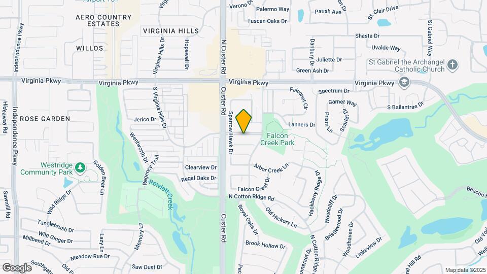 8803 Falcon View Dr Map and Location Details