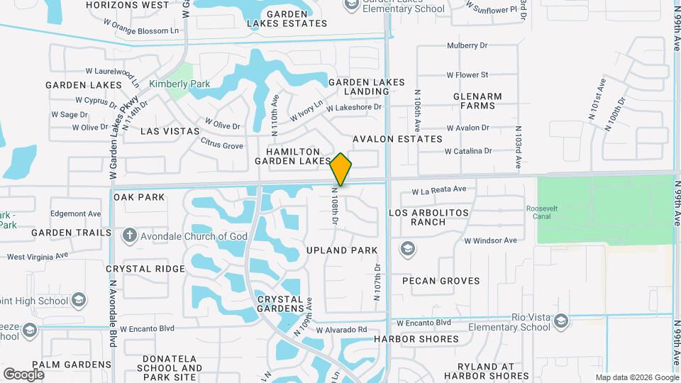 10810 W Edgemont Ave Mapa y Detalles de la Ubicación