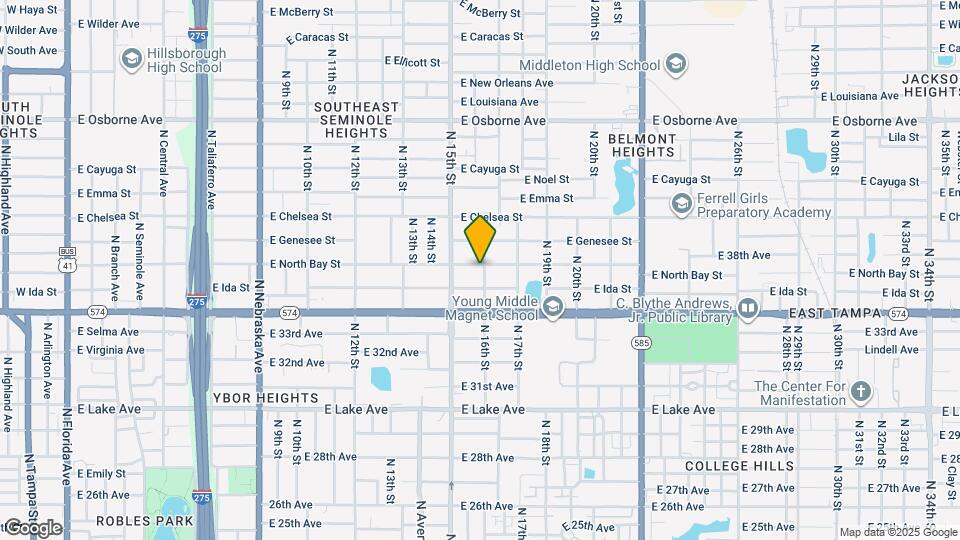 1513 E North Bay St Map and Location Details