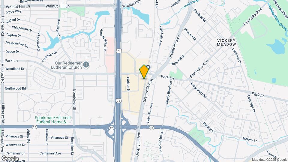 8110 Park Ln, Unit 407.2257 Map and Location Details
