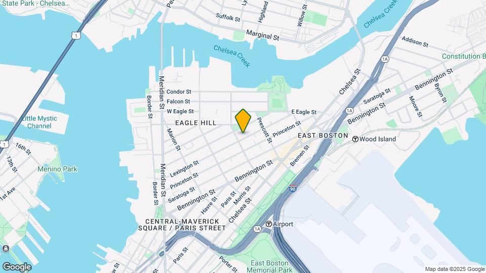 208 Lexington St, Unit 3 Map and Location Details