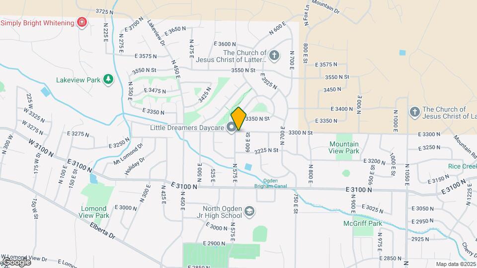 583 E 3300 N Map and Location Details