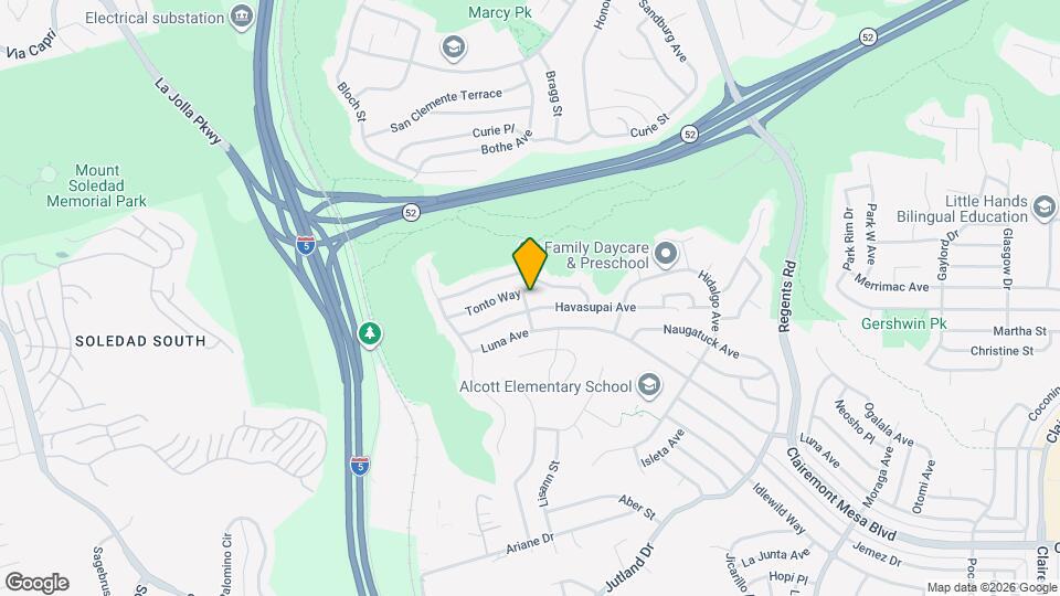 2747 Tonto Way Map and Location Details