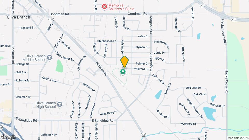 10051 Williford Dr Map and Location Details