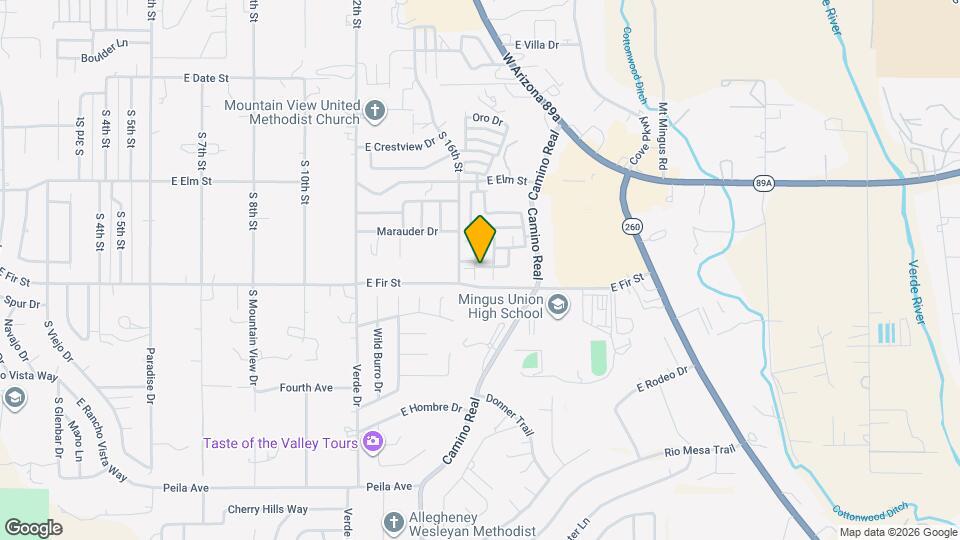 1189 S 16th Pl Map and Location Details