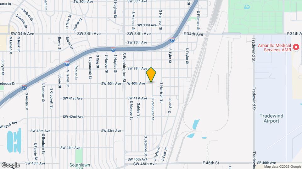 4000 South Van Buren Street Map and Location Details