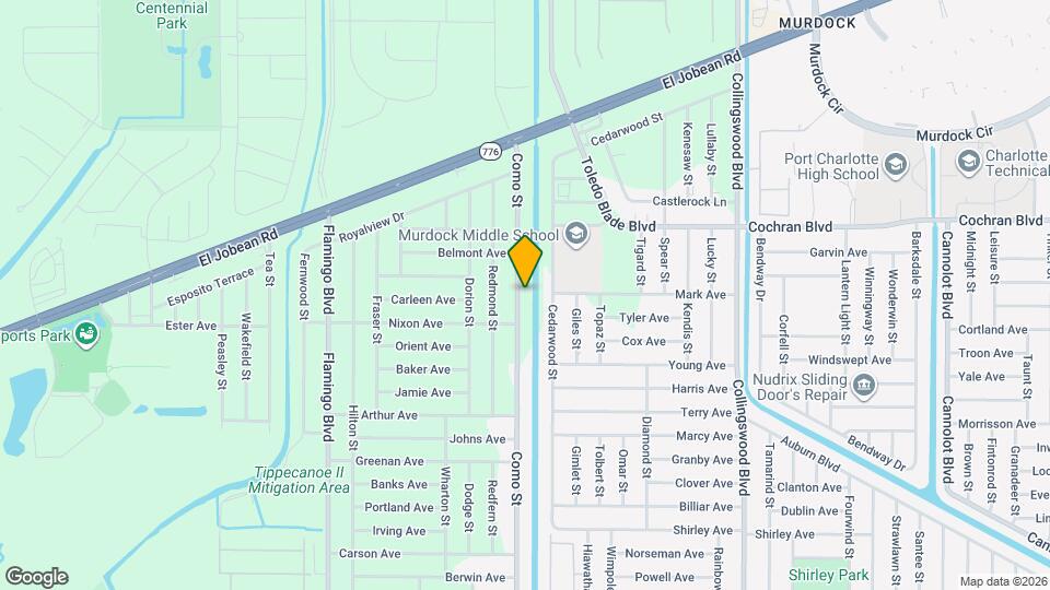2090 Como St Map and Location Details