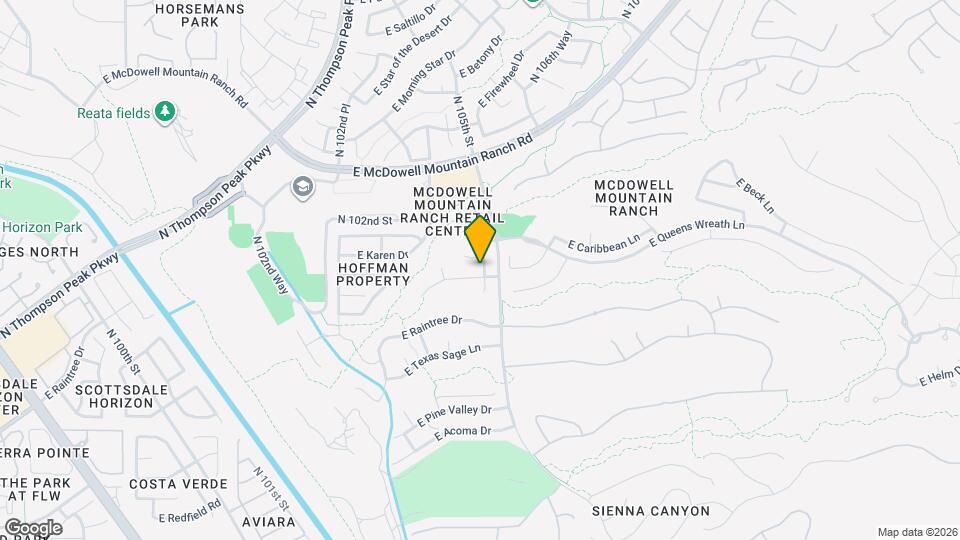 10484 E Hillery Dr Map and Location Details