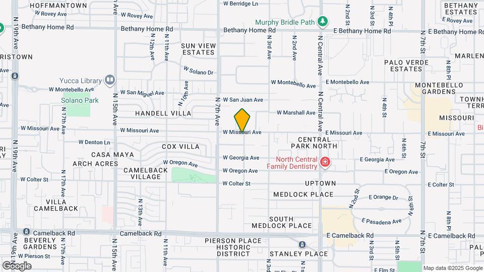 505 W Missouri Ave Map and Location Details