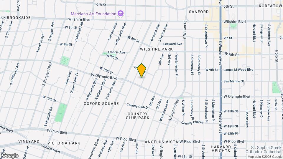 933 S Norton Ave Mapa y Detalles de la Ubicación