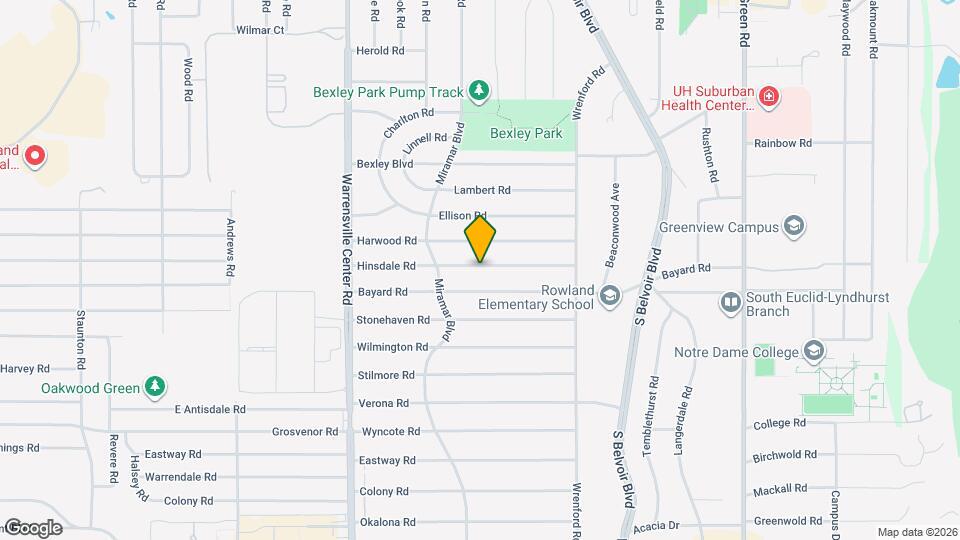 4144 Hinsdale Rd Map and Location Details