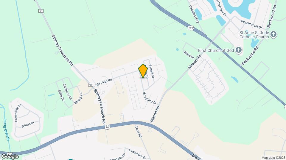 1749 Mossberg Dr Map and Location Details