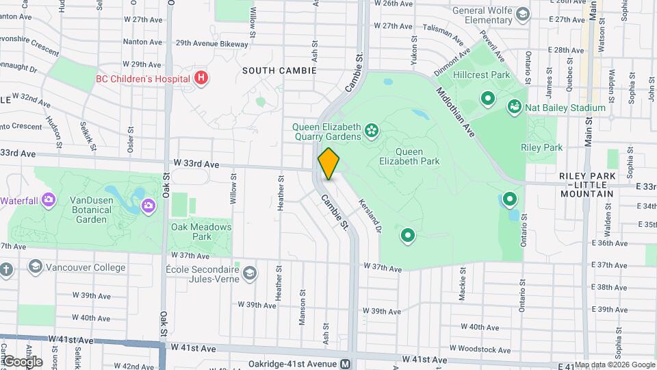 4908 Cambie St., Unit 304 Map and Location Details