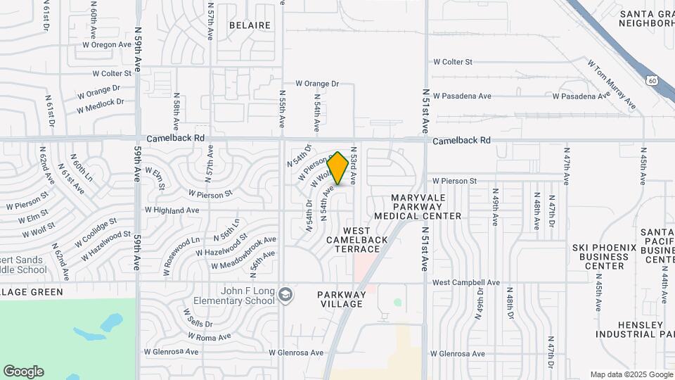 4743 N 54th Ave Map and Location Details