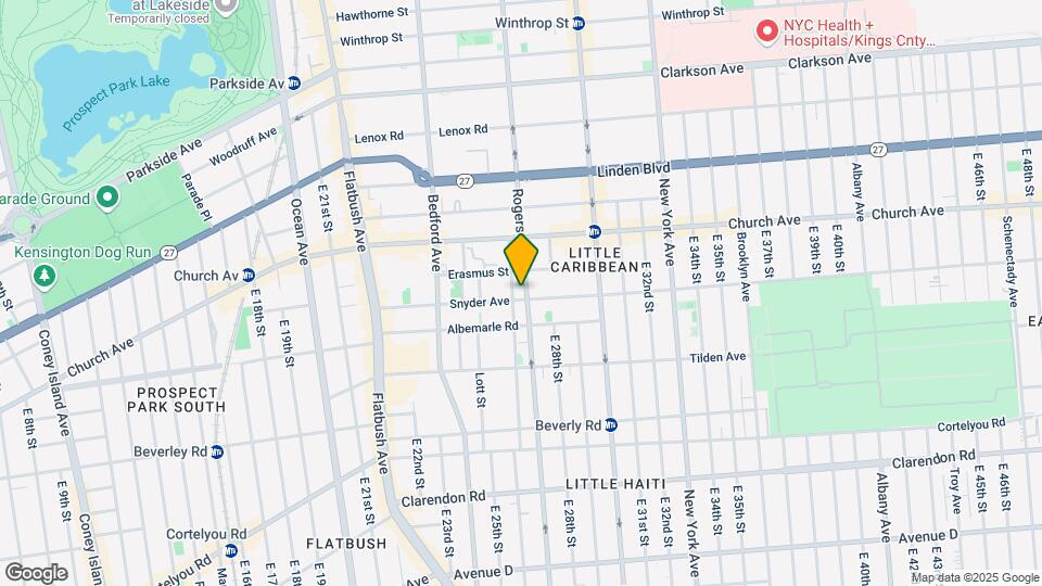 2605 Snyder ave Mapa y Detalles de la Ubicación