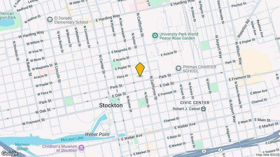 715 N Sutter St Mapa y Detalles de la Ubicación