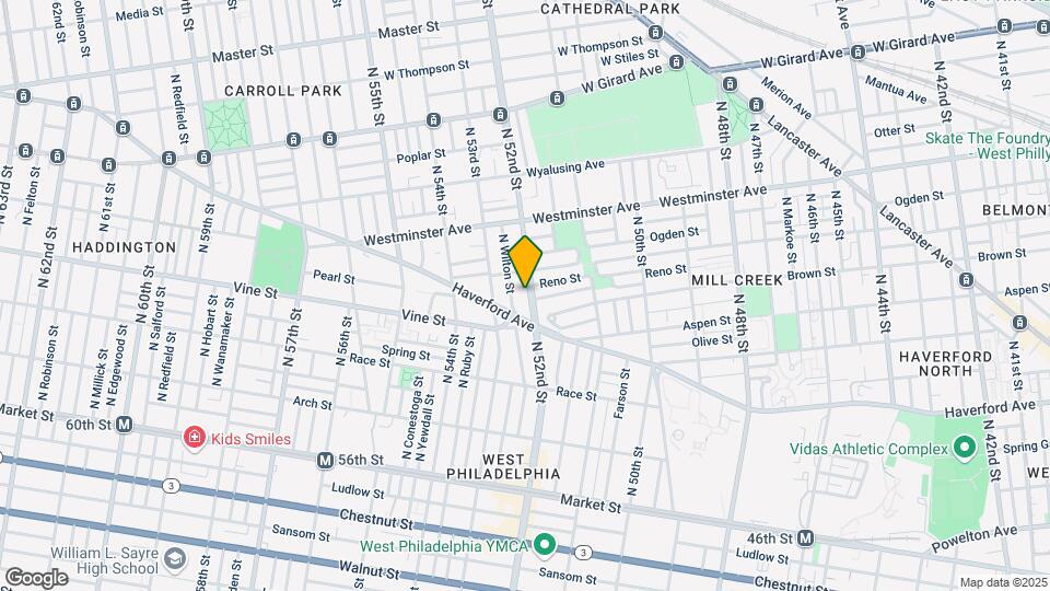 316 N 52nd St Map and Location Details