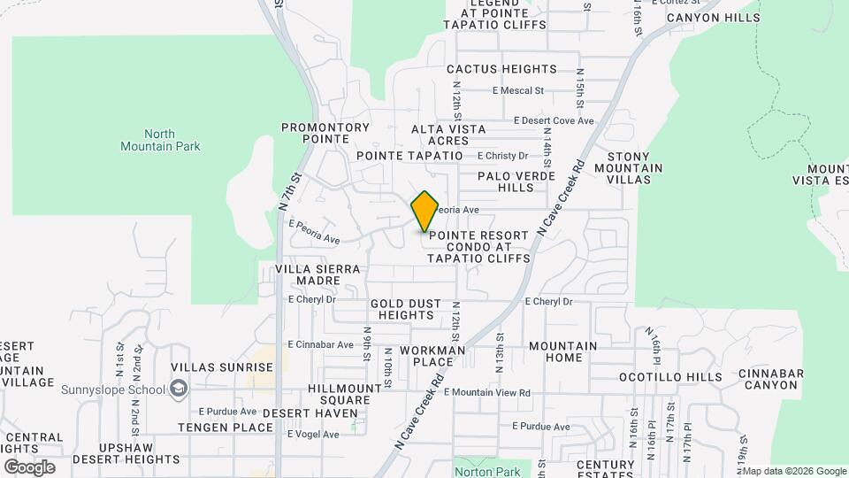 10415 North 11th St Map and Location Details