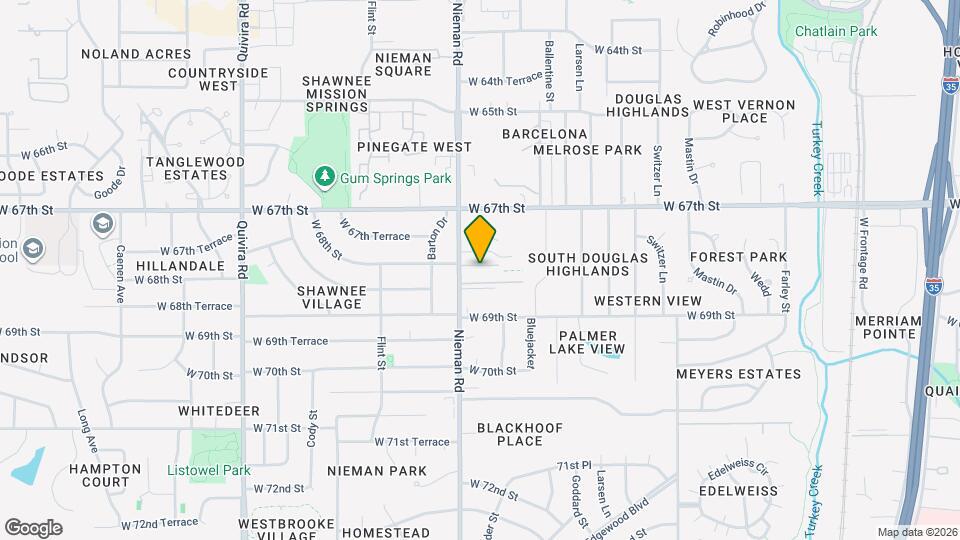 10906 Oasis Ct Map and Location Details