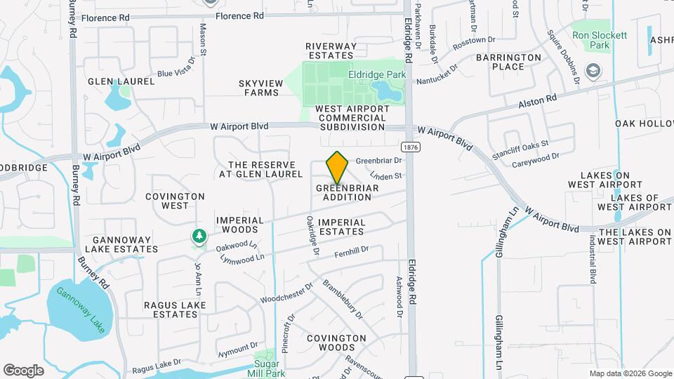 13627 Greenridge Dr Map and Location Details