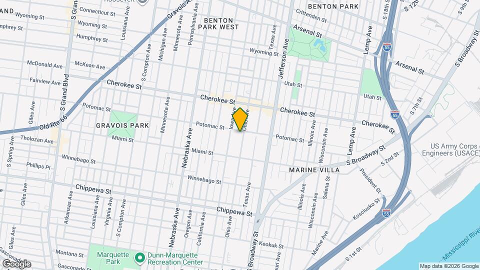 3509 Ohio Ave Map and Location Details