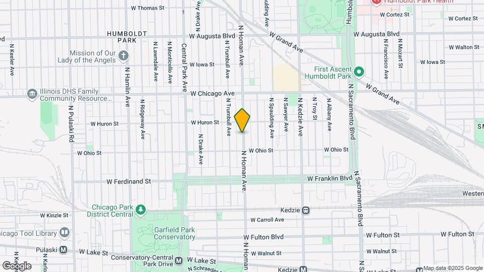 630 N Homan Ave. Mapa y Detalles de la Ubicación