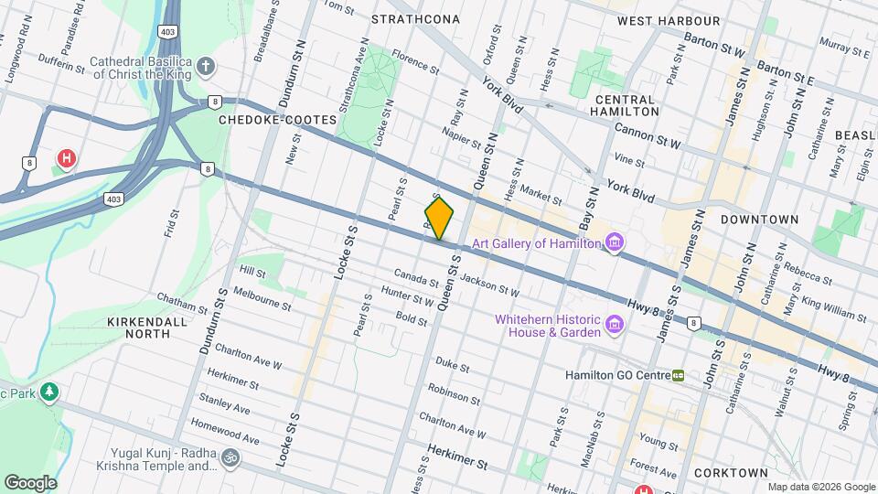 257 Main St W Map and Location Details