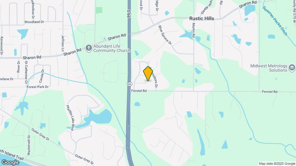 6800 Oakmont Ct Map and Location Details