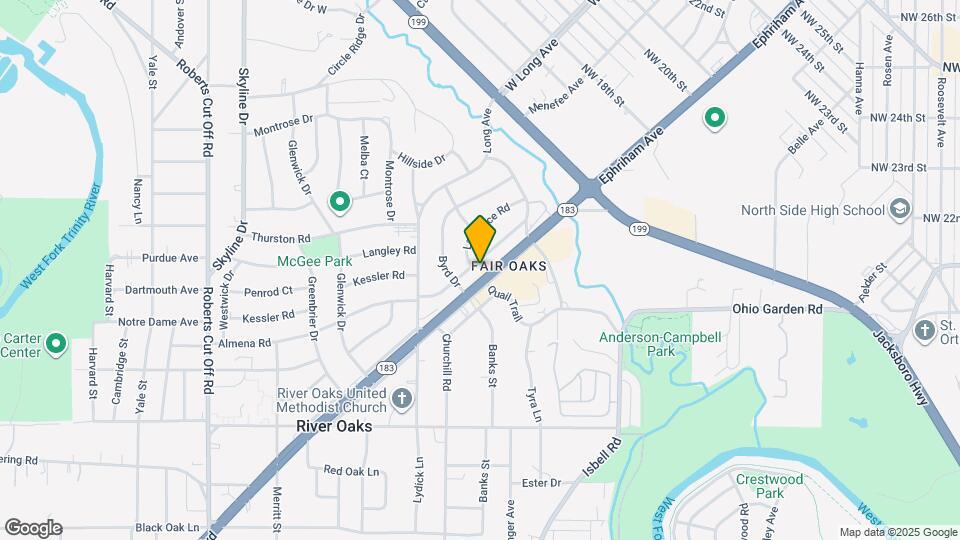 4525 Almena Rd Map and Location Details