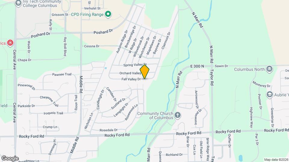 3371 Fall Valley Dr Map and Location Details