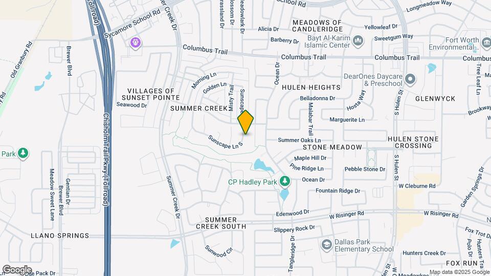 8117 Sunscape Ln S Map and Location Details