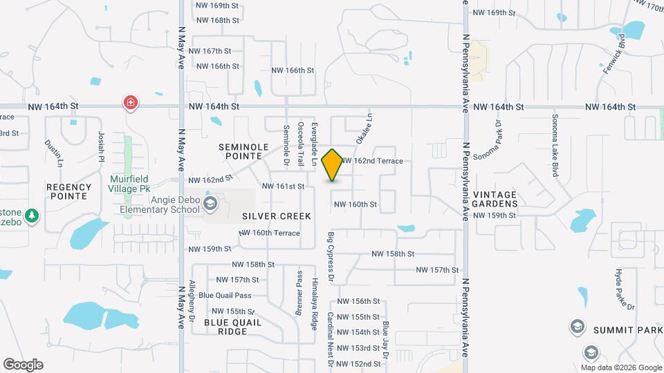 2421 NW 161st Terrace Map and Location Details