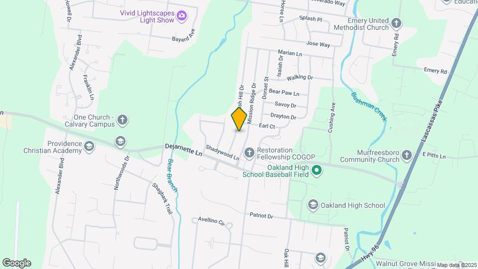 2422 English Hill Dr Mapa y Detalles de la Ubicación